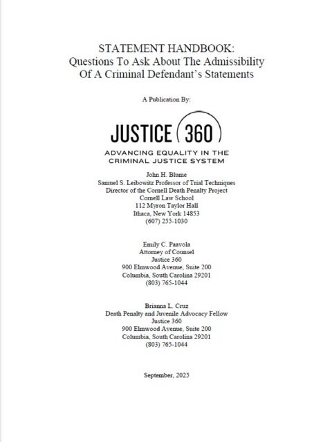 Questions To Ask About The Admissibility Of A Criminal Defendant’s Statements cover